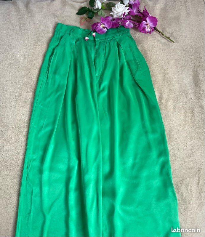Pantalon à jambes larges pour femme | Zara | Taille S (image 1)