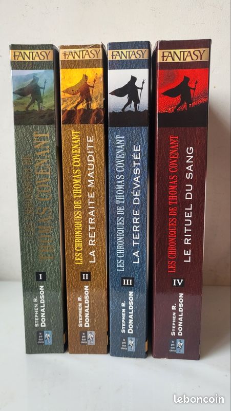 Les CHRONIQUES de THOMAS COVENANT tomes 1 à 4 Stephen Donaldson Fantasy (image 1)