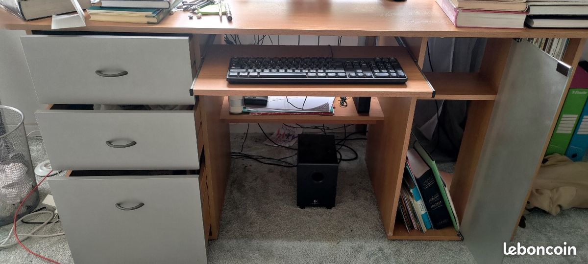 Bureau effet bois Conforama (image 2)
