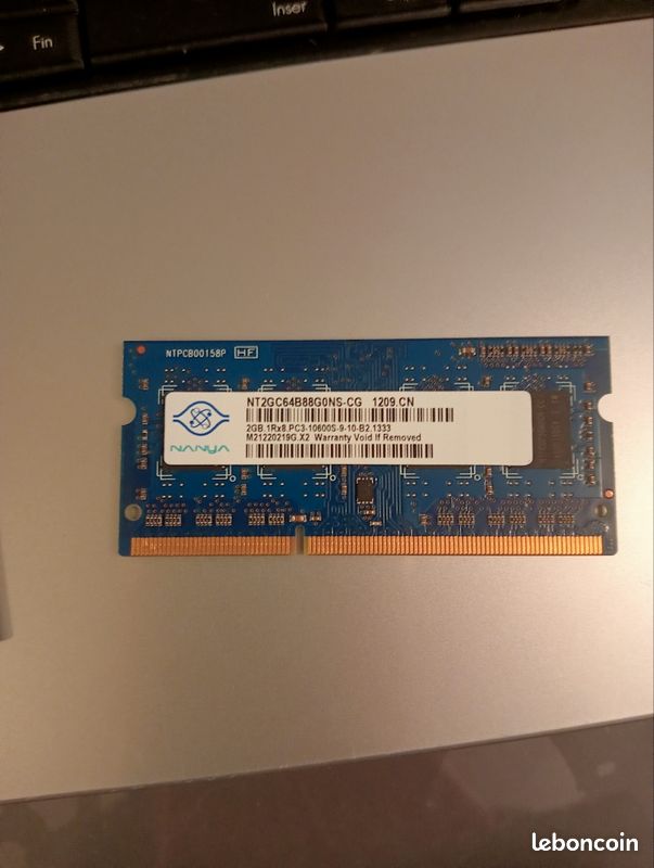 Barrette de mémoire pc portable Packard-Bell EG70 année 2013 - Accessoires informatique
