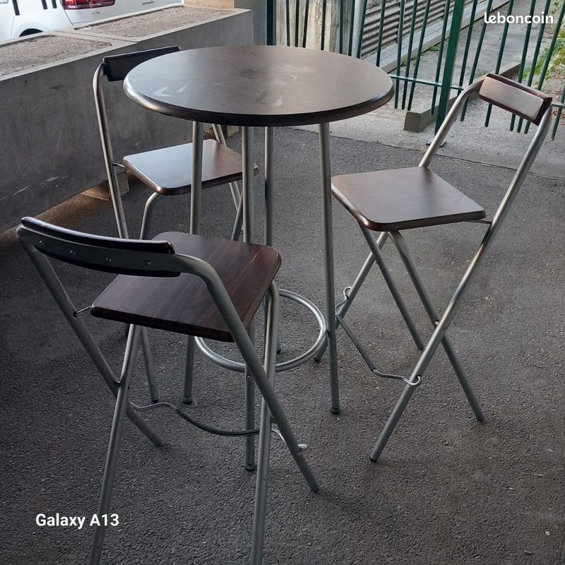 Table haute plus chaise (image 9)