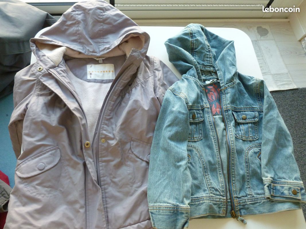 Manteau et veste en jeans (image 1)