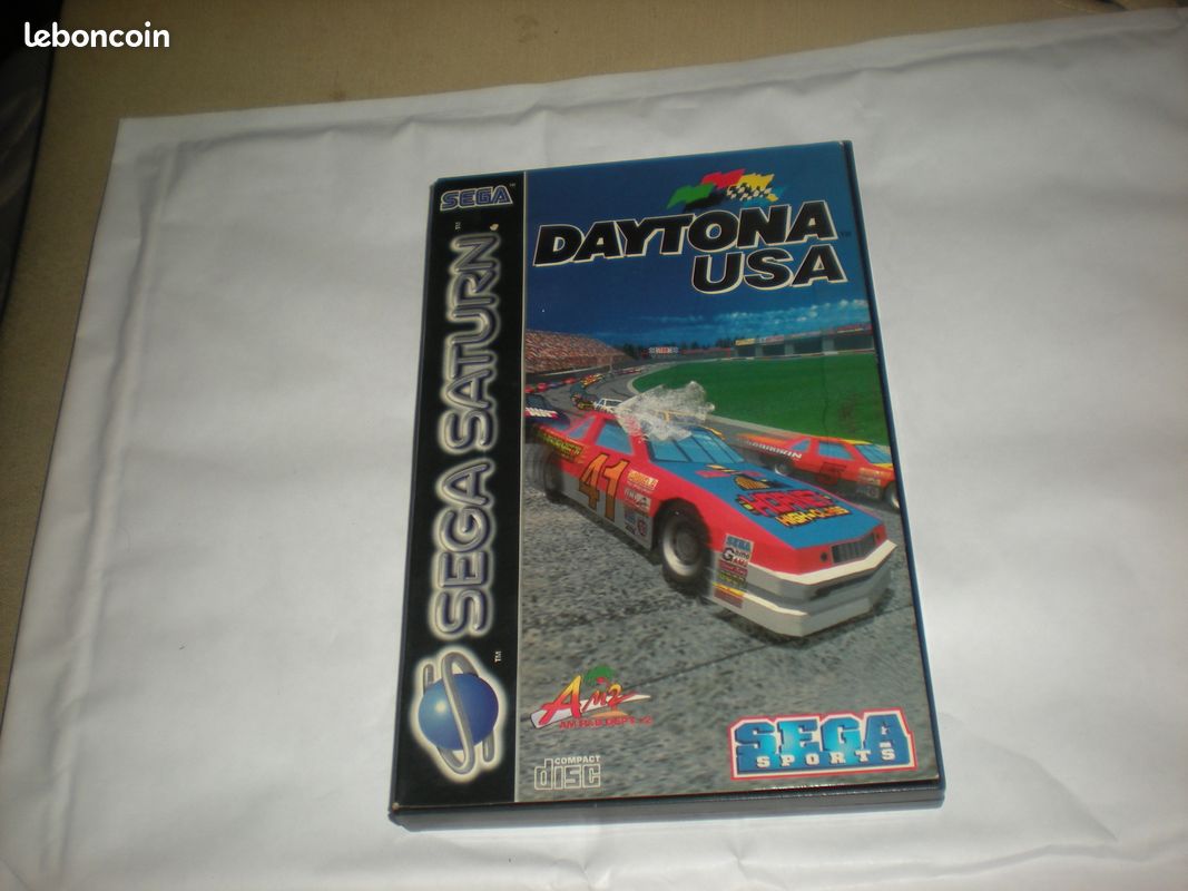 Jeu Daytona USA – Sega Saturn, Version Française, Bon état