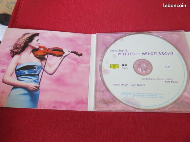 MKS66 - MENDELSSOHN - Anne-Sophie MUTTER (1 CD + 1 DVD Deutsche Grammophon 2008) (image 2)