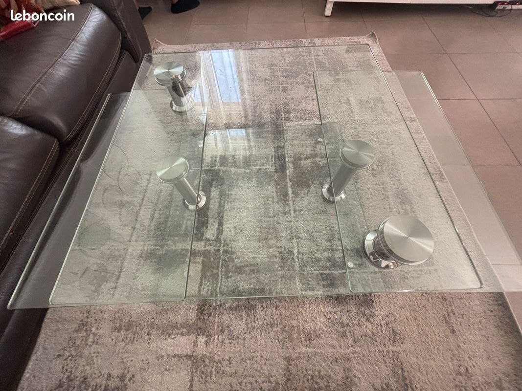 Table basse en verre modulable (image 7)