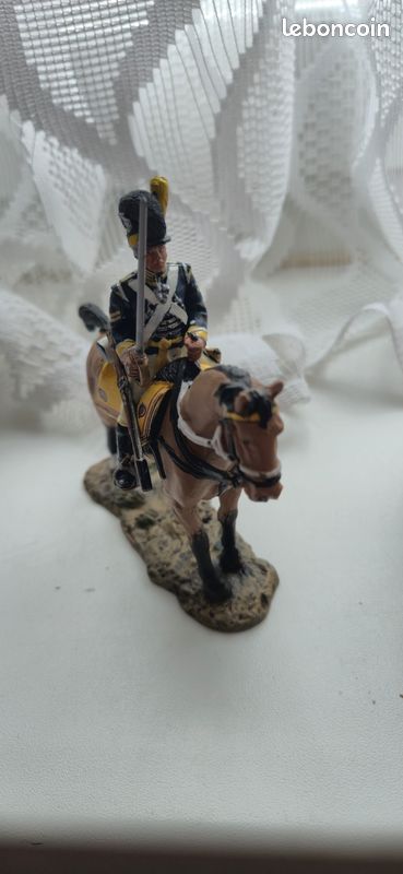 Figurine en plomb, Sergent des Light Dragoons, G.-B., 1795 (image 1)