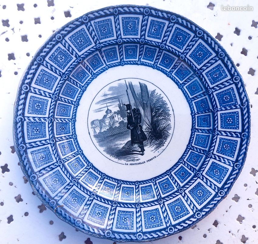 Assiettes parlantes J.Vieillard - Bordeaux XIX eme (image 6)