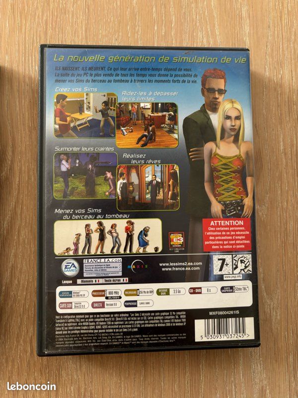 LES SIMS 2 - PC - FR - Avec Notice EUR 9,90 - FR LES SIMS 2 - PC - FR - Avec Notice EUR 9,90 - FR