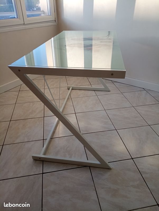 Bureau verre chien (image 2)