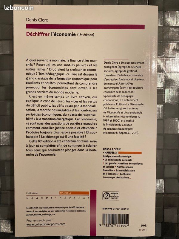 Déchiffrer l’économie - Denis Clerc (image 2)