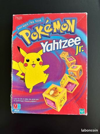 Yahtzee Pokémon – Jeu De Société MB, Neuf Sous Blister, Rare