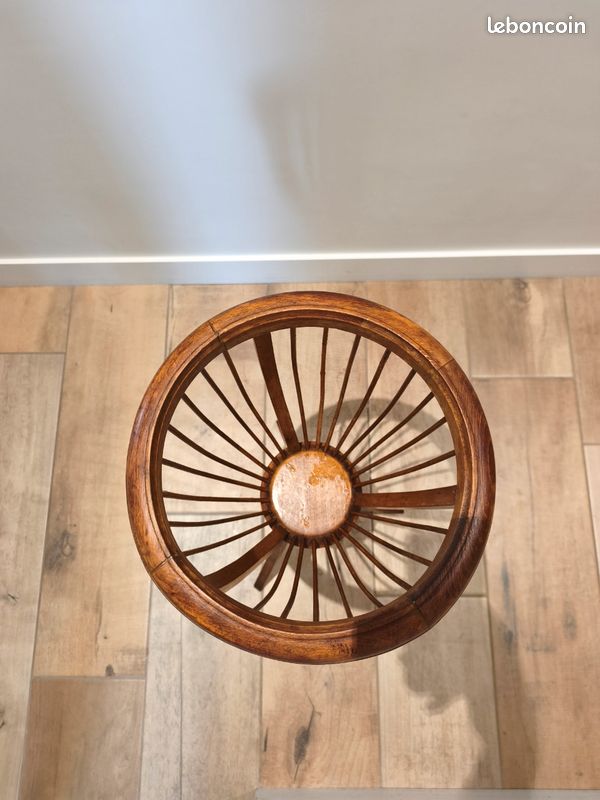 Porte plante en bois vintage (image 5)