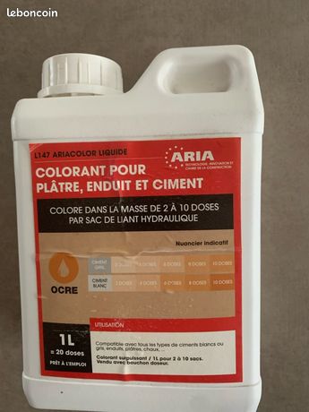 Colorant Poudre Rouge Pour Mortier, Ciment, Chaux Ou Plâtre - 900g