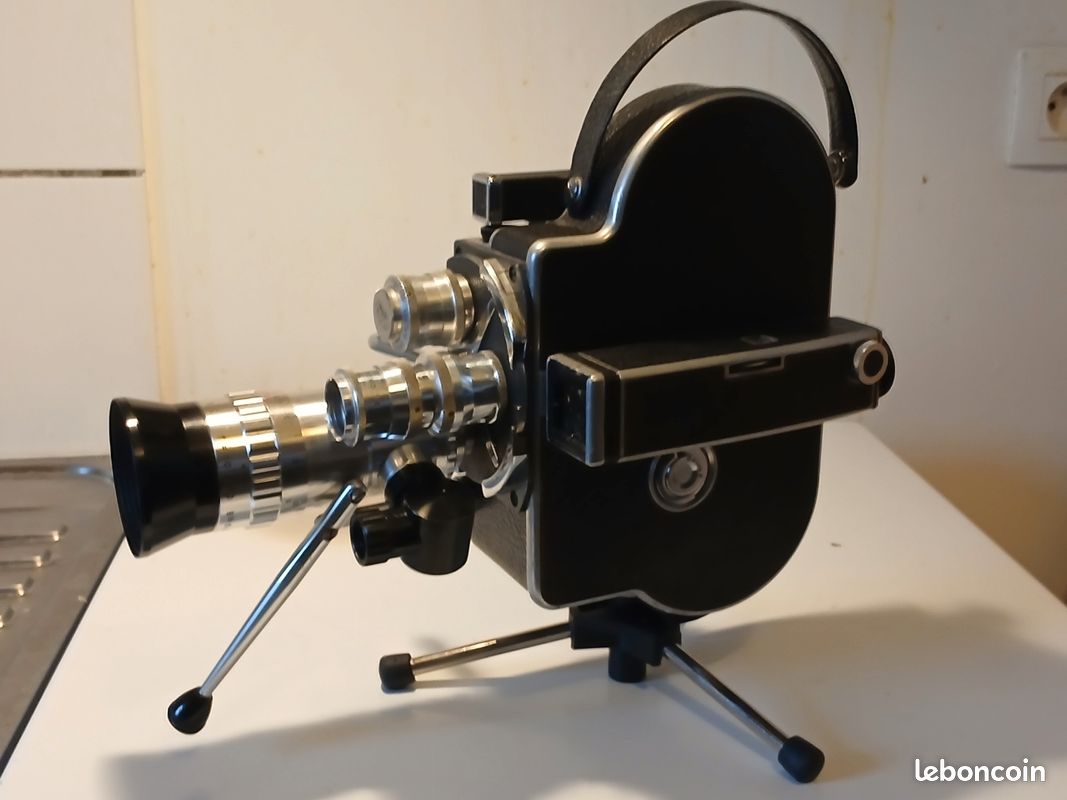 Objectif Ancien Som Berthiot Cinor B 1:2.3 F=23 N°66357 - Pour Caméra Paillard Bolex