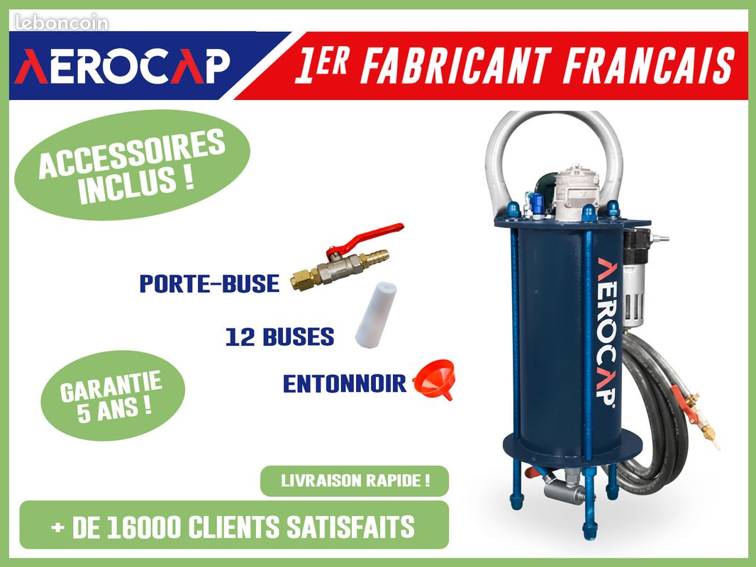 AEROCAP 301 – Aérogommeuse Compacte – Bois & Métal (image 1)