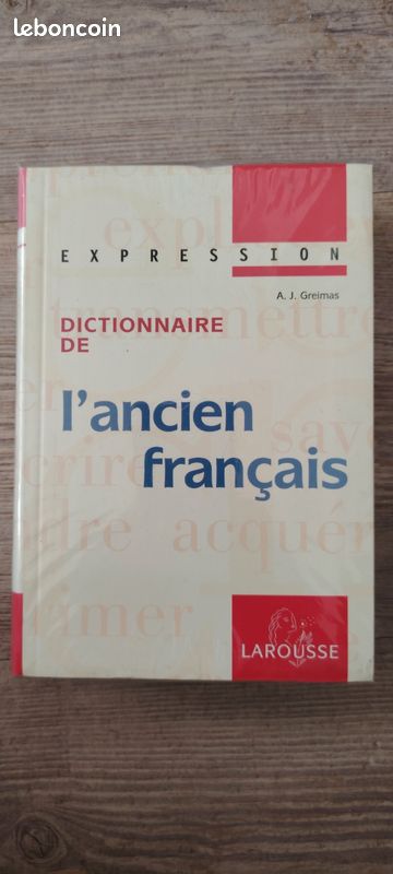 Dictionnaire de l'Ancien Français (Greimas) - Édition Larousse Années 90 - NEUF SOUS BLISTER (image 1)