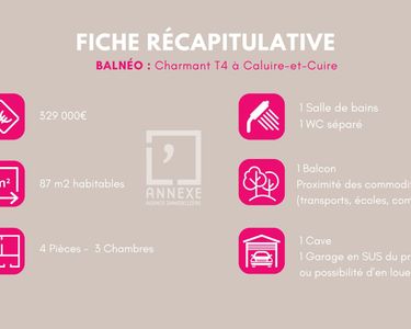 Appartement 329 000 € - 87 m²