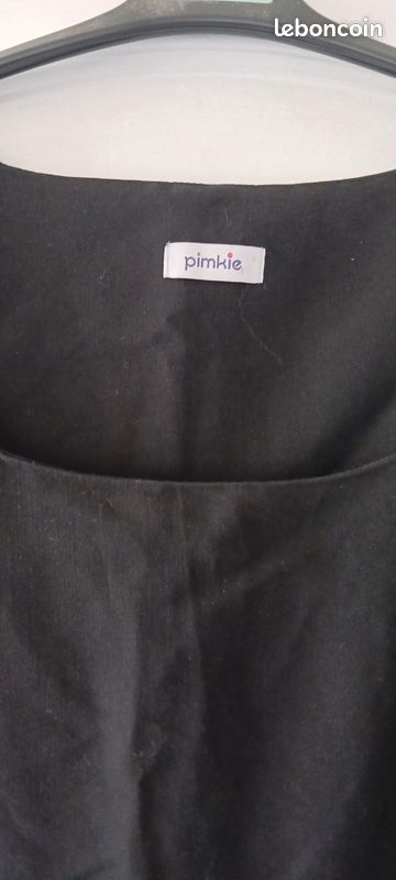 Robe droite noire (image 2)