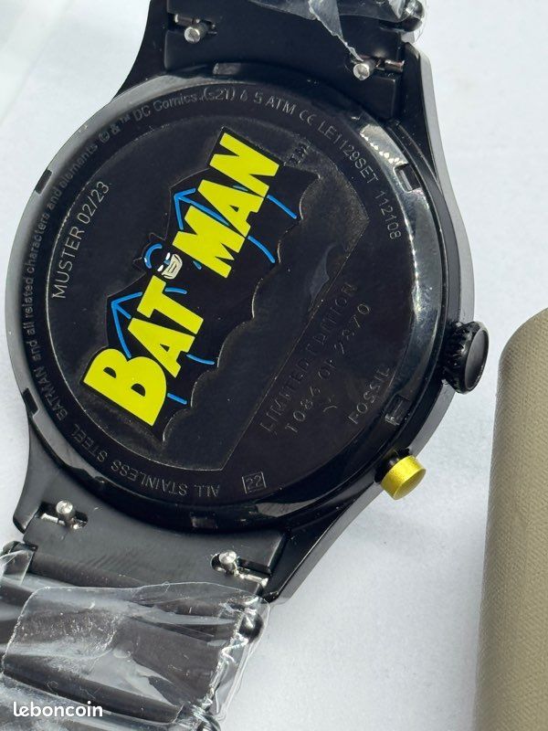 Fossil Watch Analog Black LE1129SET BATMAN HERITAGE - Montres & Bijoux