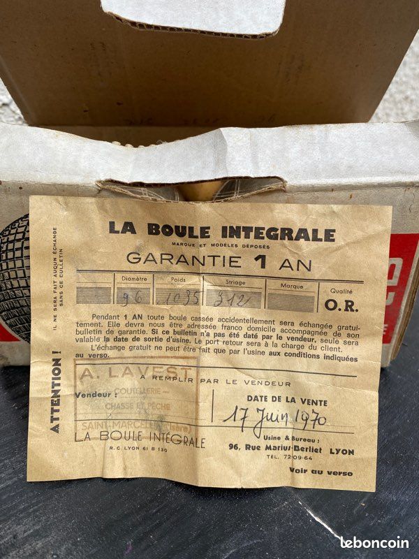 Doublette boules lyonnaise (image 1)