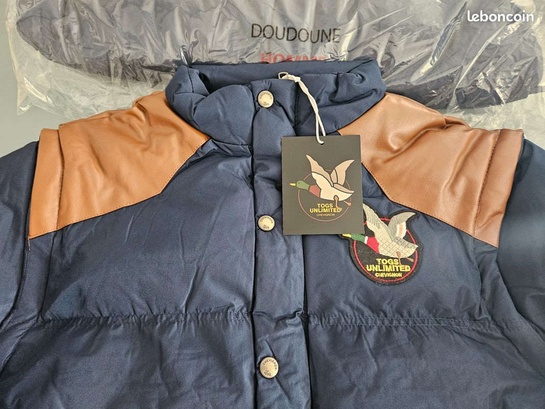 Doudoune Gilet Chevignon Vintage Tog's Unlimited – Taille S, Noir, Occasion Très Bon état