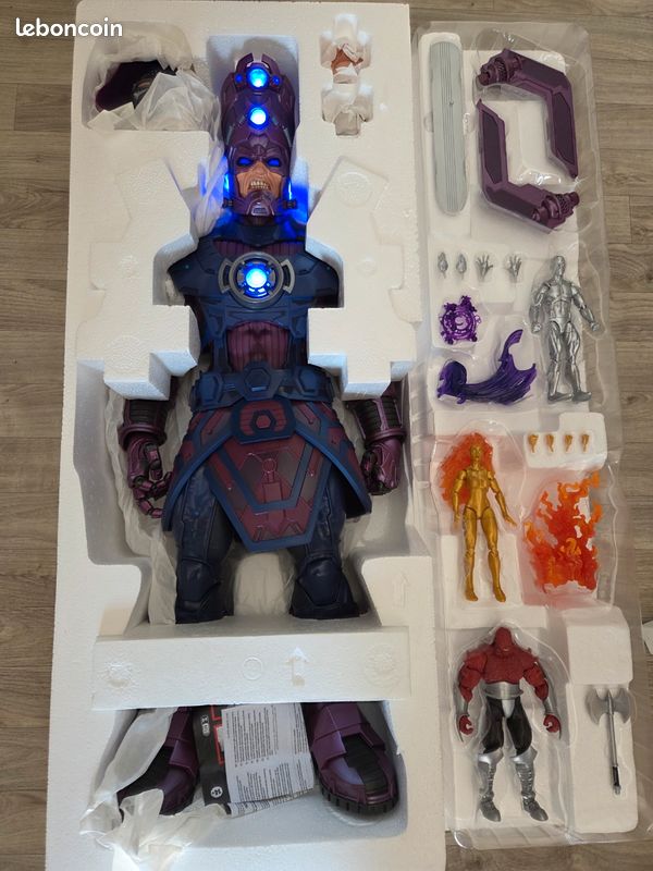Figurine Galactus Eaglemoss – Marvel Super Heroes – 15 Cm – Plomb Polychrome – Sans Boîte