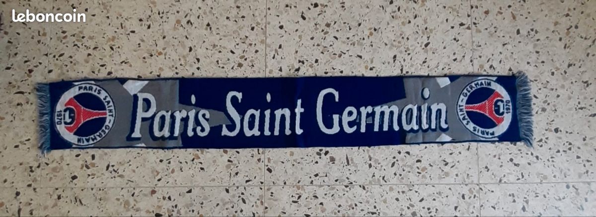Écharpe Supporter Paris Saint-Germain – Vintage, Avant 2000, Unisexe