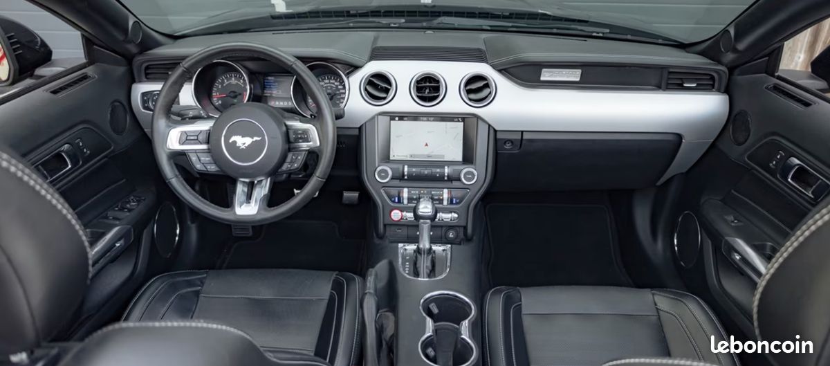 FORD Mustang GT CABRIOLET 5.0 V8 421CH BVA - BULL-X - CUIR - 30 591 KM (image 12)