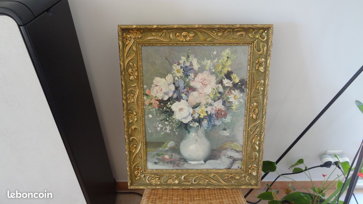Cadre bois doré et peinture Marcel DYF (image 6)