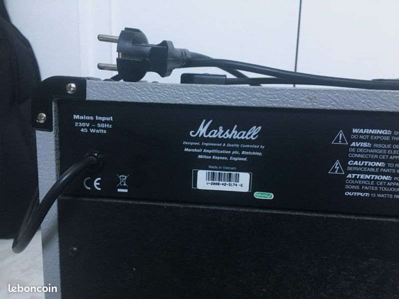 Ampli Marshall édition limitée MG spécial 15dfx 45watts (image 4)