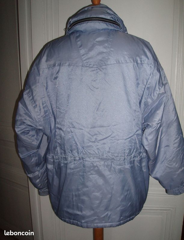 Manteau doudoune femme taille 38 bleu clair Vêtements