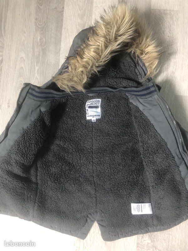 Manteau garçon gris 4 ans (image 2)