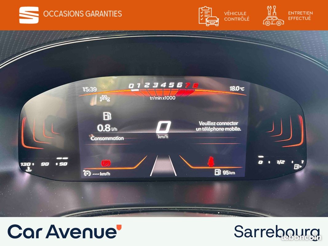 SEAT Ibiza 1.0 TSI 95 Copa / Digital Cockpit / Caméra / Feux Full LED / Clim Auto (image 14)