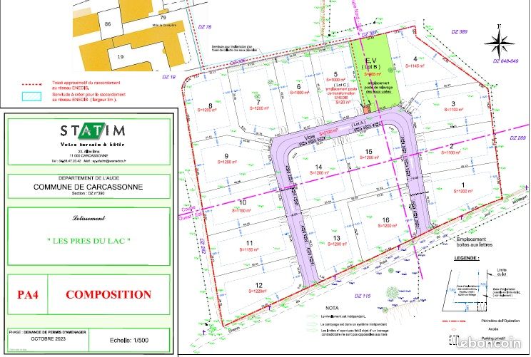 Terrains à Bâtir - CARCASSONNE · 96 000 €