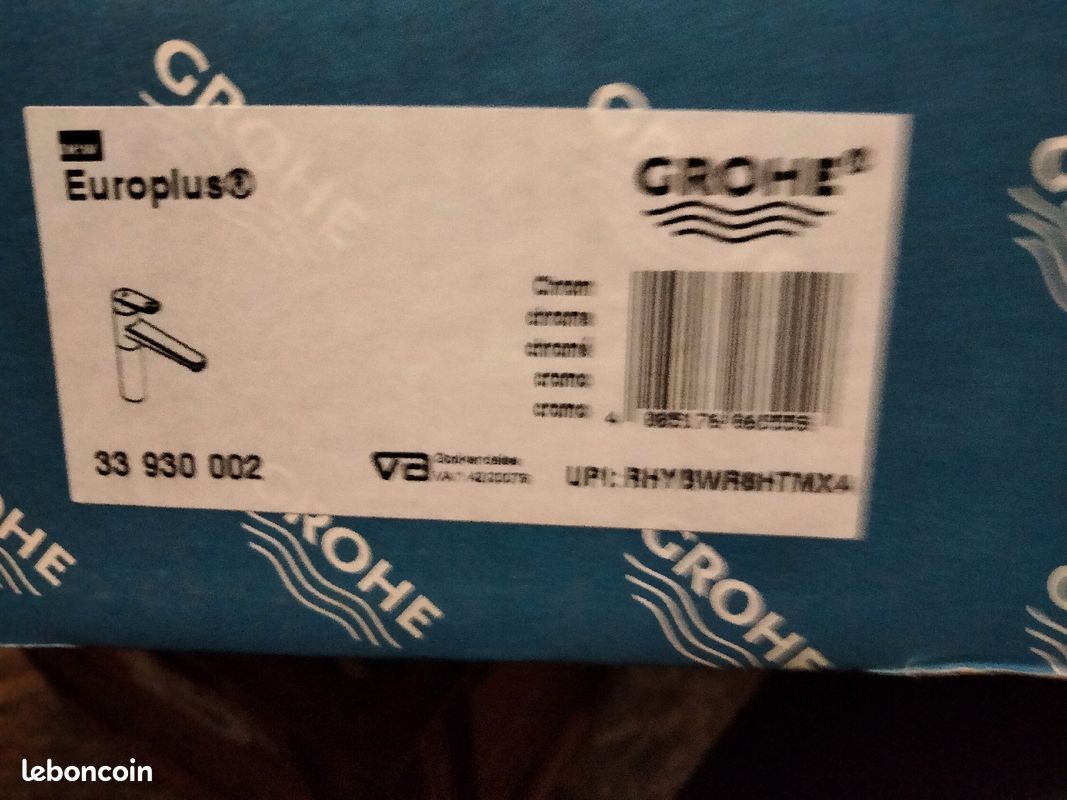 Mitigeur évier cuisine Grohe europlus (image 2)