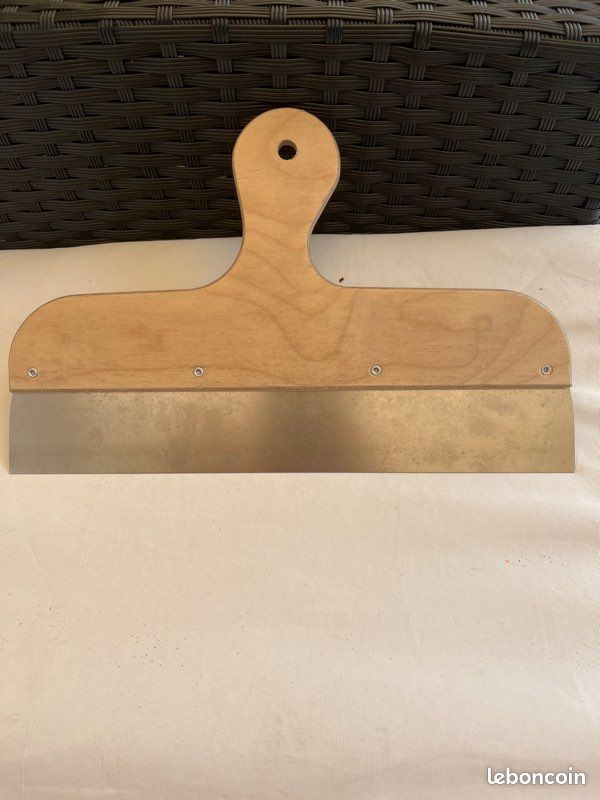 Couteau a enduire inox monture/manche bois 35cm taliaplast (image 2)