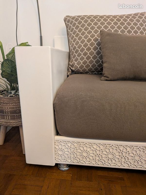 Lot de 2 canaper marocains + matelas + coussins (image 5)