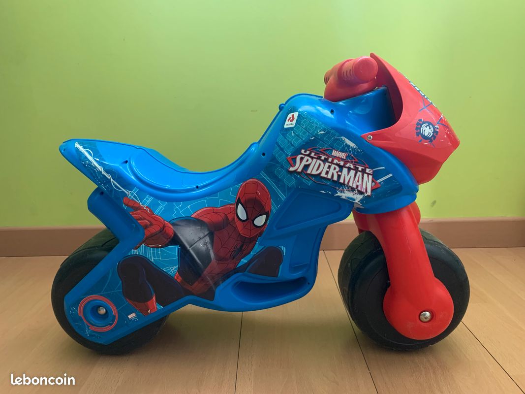 Spidey Porteur Moto Spiderman Injusa PORTEUR MOTO NEOX THE