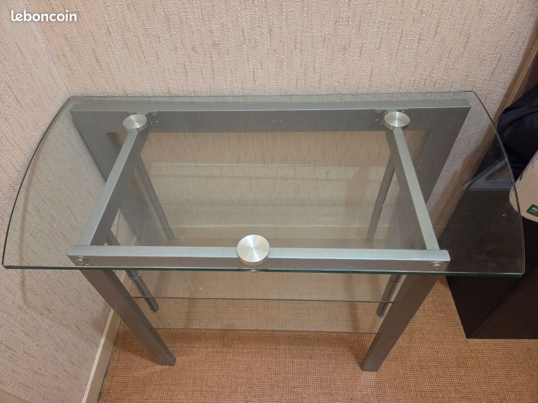 Table basse en verre (image 1)
