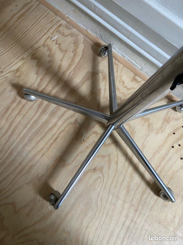 Table d’appoint vintage 70s bois et métal (image 4)