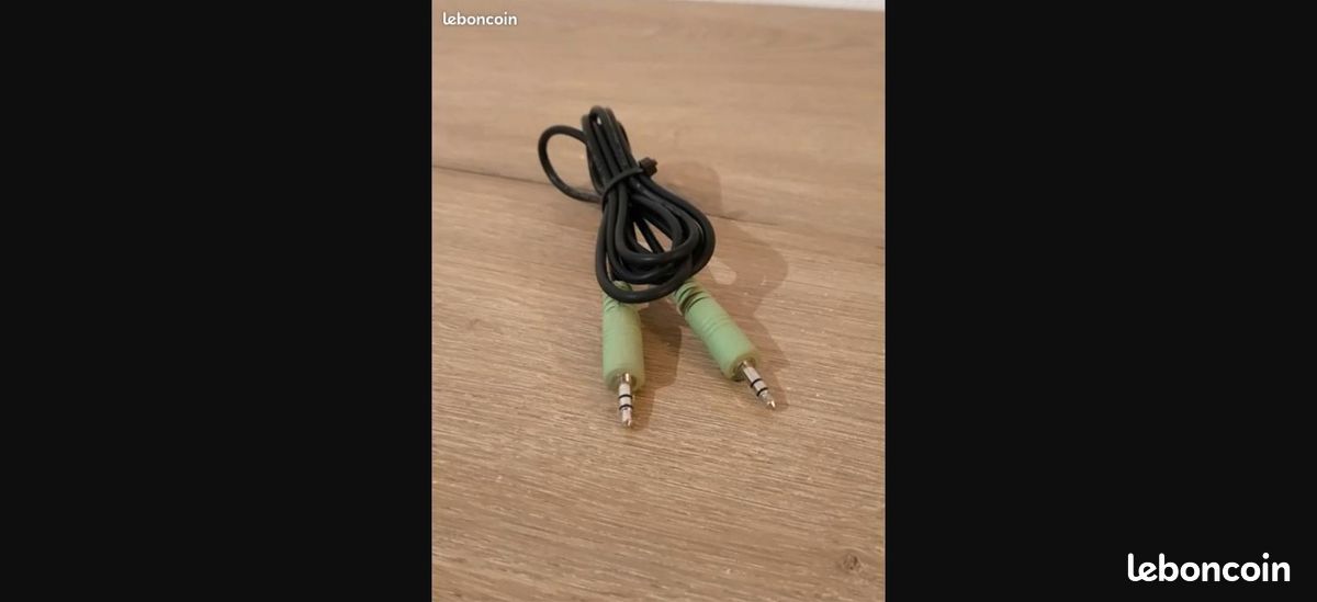 Double câble jack 3,5 mm (image 1)