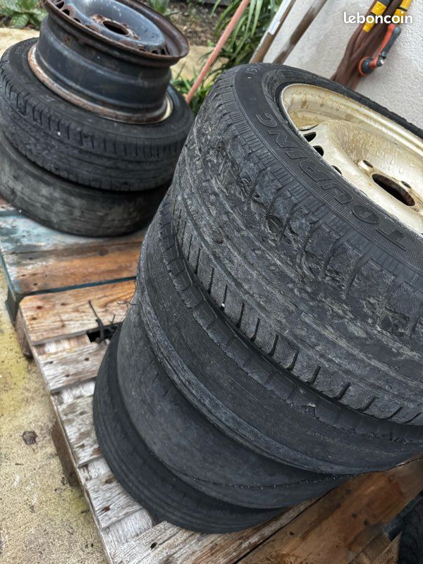Lot de 6 jantes tôle 15 pouce bmw (image 1)