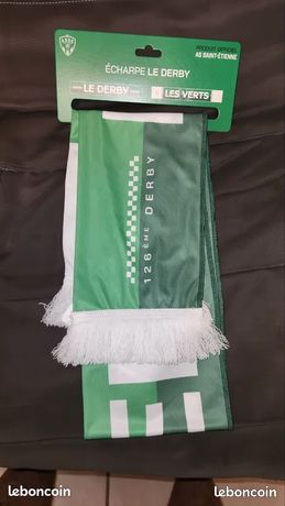 Écharpe Supporters A.S. Saint-Étienne Coupe D'Europe 2015/2016 Vs FC Bâle - Vert - Bon état