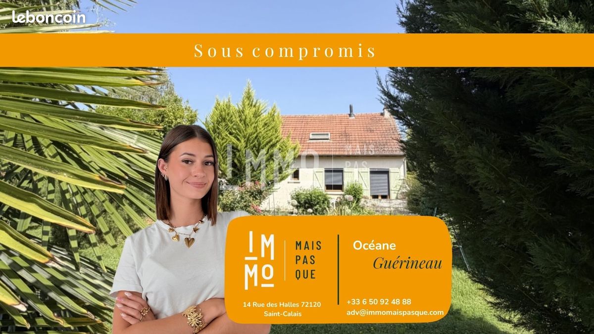 Maison 6 pièces 104 m² à Bessé-sur-Braye