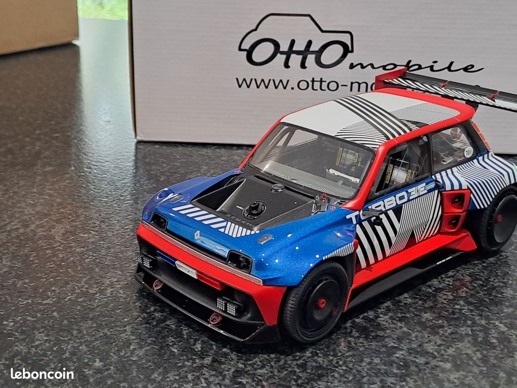 Ottomobile OT1175 – Renault R5 Turbo 3E E-Tech 2023 – 1/18 – Bleu