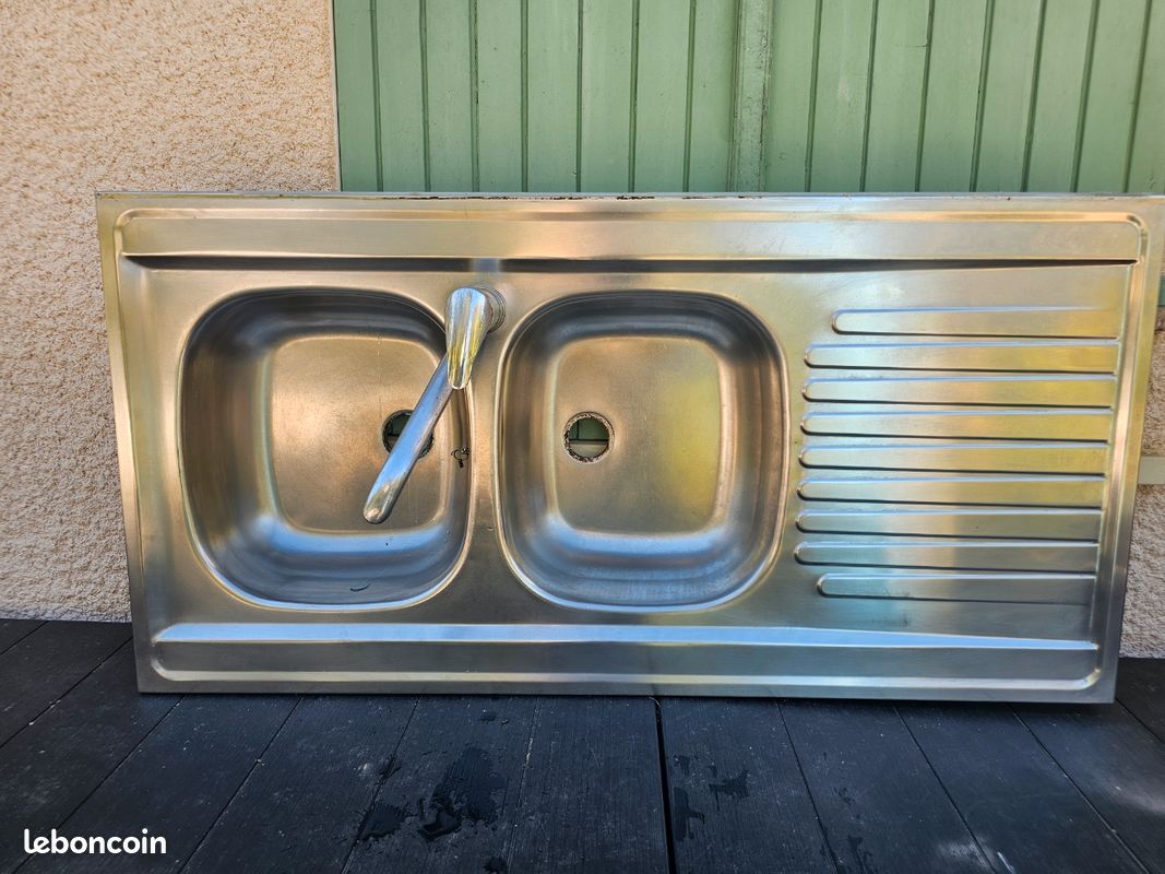 Évier double inox (image 1)