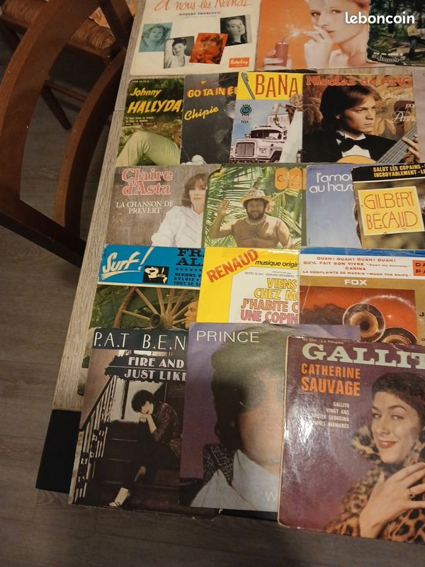 Vynils 33et45 tours. Français et variétés (image 3)