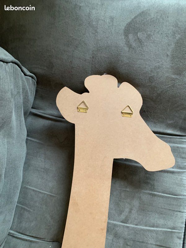 Toise Murale Enfants En Forme De Girafe En Bois - Tableau Mesure Hauteur Décoratif Pour Chambre