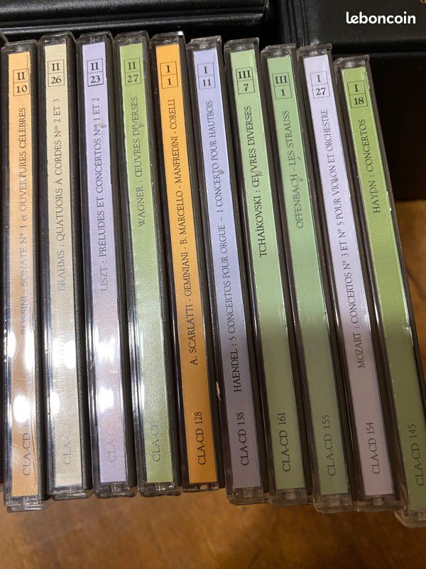 56 CD musique les génies du classique et 5 boites rangement (image 6)