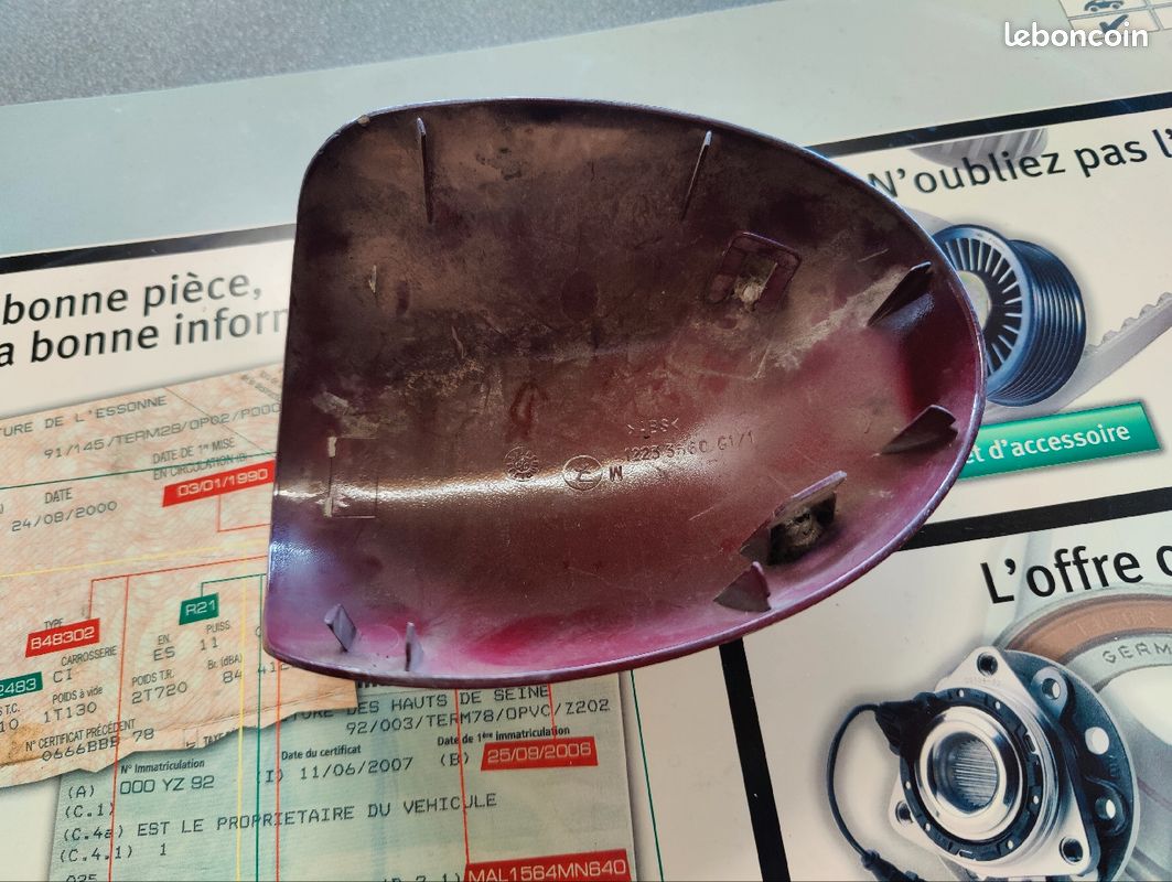 Rétroviseur Noir Conducteur Rétroviseur Gauche Électrique Noir Pour Renault Twingo 1 (1993-2007) - Repiauto Oem 7700834988 Compatible